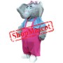 Superb Realistic Elephant Mascot Costume