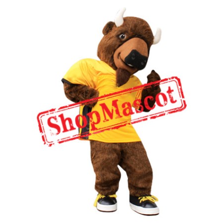 Power Sport Buffalo Mascot Costume