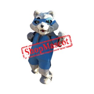 Heroic Raccoon Mascot Costume