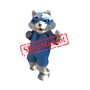 Heroic Raccoon Mascot Costume
