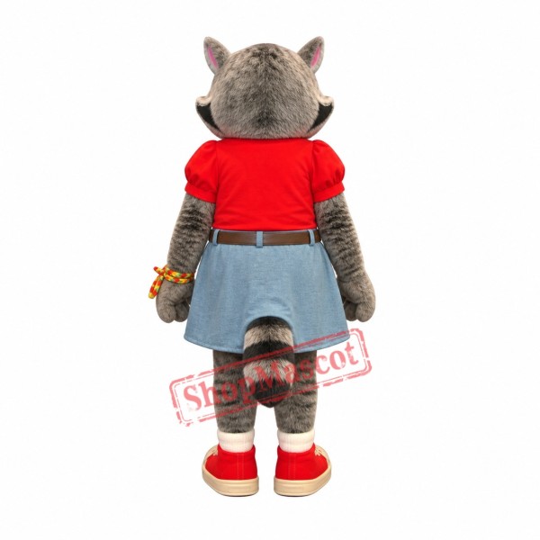 Beautiful Raccoon Mascot Costume