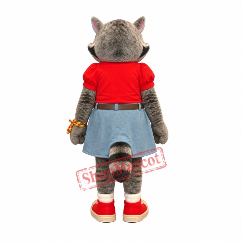 Beautiful Raccoon Mascot Costume Beautiful Raccoon Mascot Costume