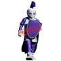 Purple Spartan Knight Mascot Costume