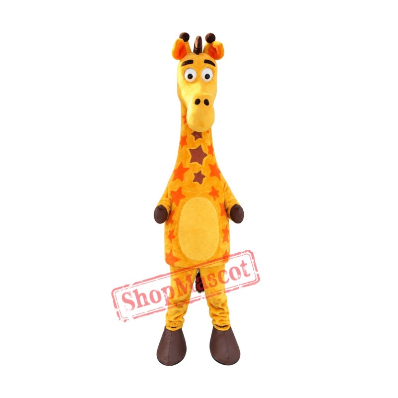 Superb Cute Giraffe Mascot Costume Superb Cute Giraffe Mascot Costume