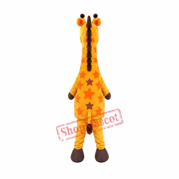 Superb Cute Giraffe Mascot Costume Superb Cute Giraffe Mascot Costume