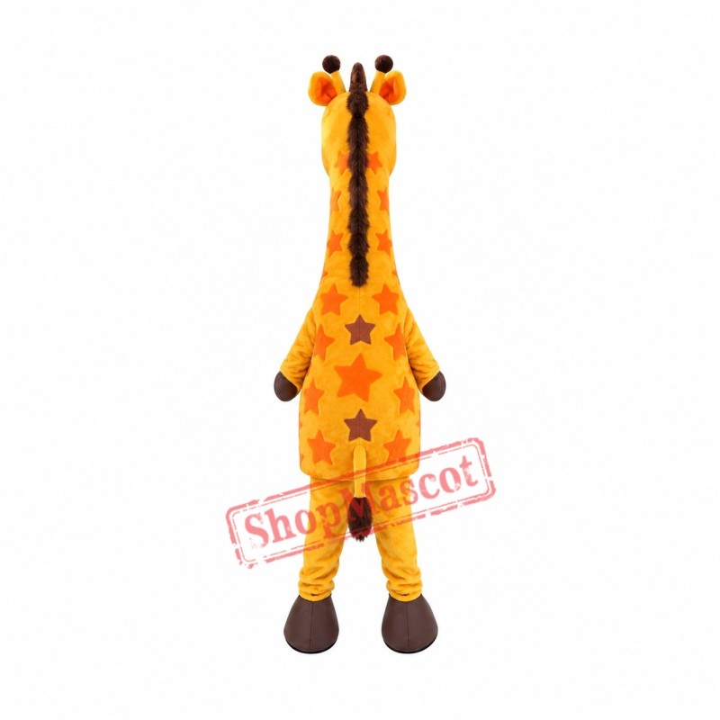 Superb Cute Giraffe Mascot Costume Superb Cute Giraffe Mascot Costume