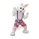 Lovely White Easter Bunny Mascot Costume