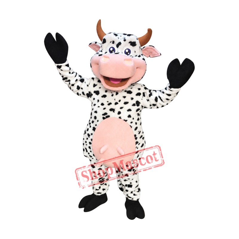 Lovely Cow Mascot Costume Lovely Cow Mascot Costume