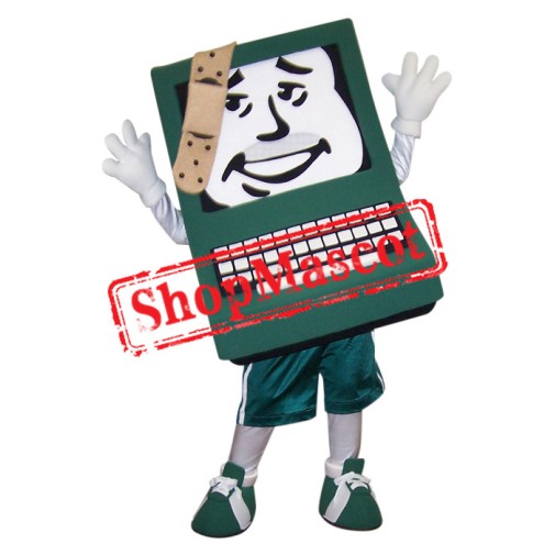Happy Lightweight Computer Mascot Costume