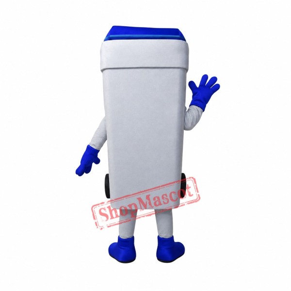 Happy Recycling Bin Mascot Costume Happy Recycling Bin Mascot Costume