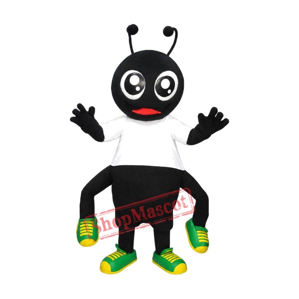 Superb Black Ant Mascot Costume Superb Black Ant Mascot Costume