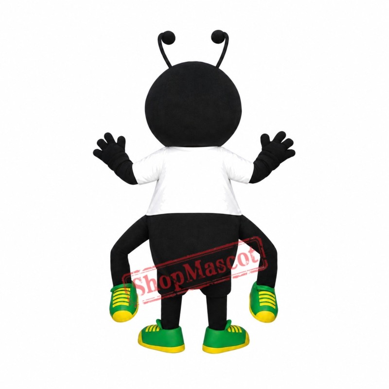 Superb Black Ant Mascot Costume Superb Black Ant Mascot Costume