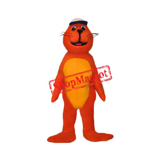 Orange Seal Mascot Costume