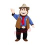 Sheriff Monkey Mascot Costume