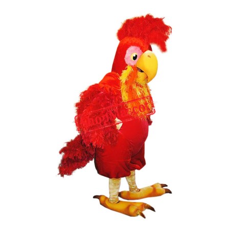 Superb Red Chicken Mascot Costume