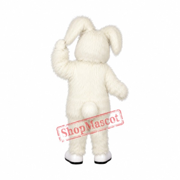 Superb Friendly Easter Bunny Mascot Costume Superb Friendly Easter Bunny Mascot Costume