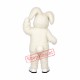 Superb Friendly Easter Bunny Mascot Costume Superb Friendly Easter Bunny Mascot Costume