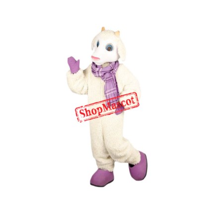 Superb Friendly Sheep Mascot Costume