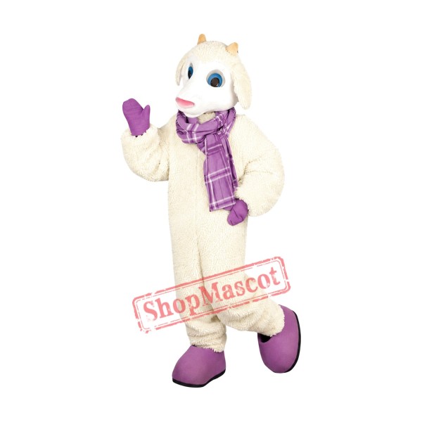 Superb Friendly Sheep Mascot Costume