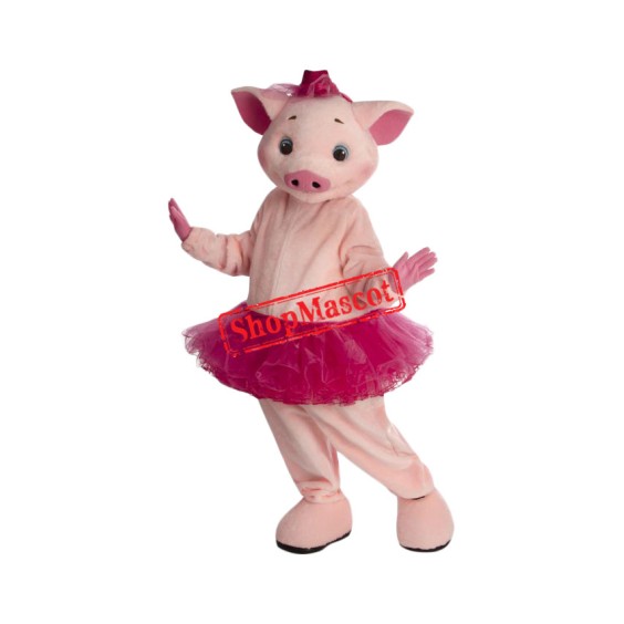 Beautiful Lightweight Pink Pig Mascot Costume