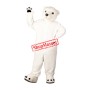 Superb Friendly Polar Bear Mascot Costume