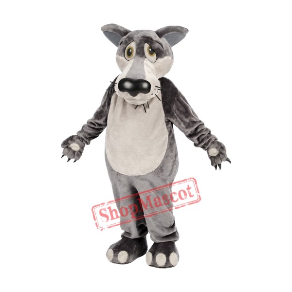 Funny Wolf Mascot Costume Funny Wolf Mascot Costume