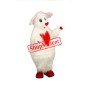 Red Heart Sheep Mascot Costume