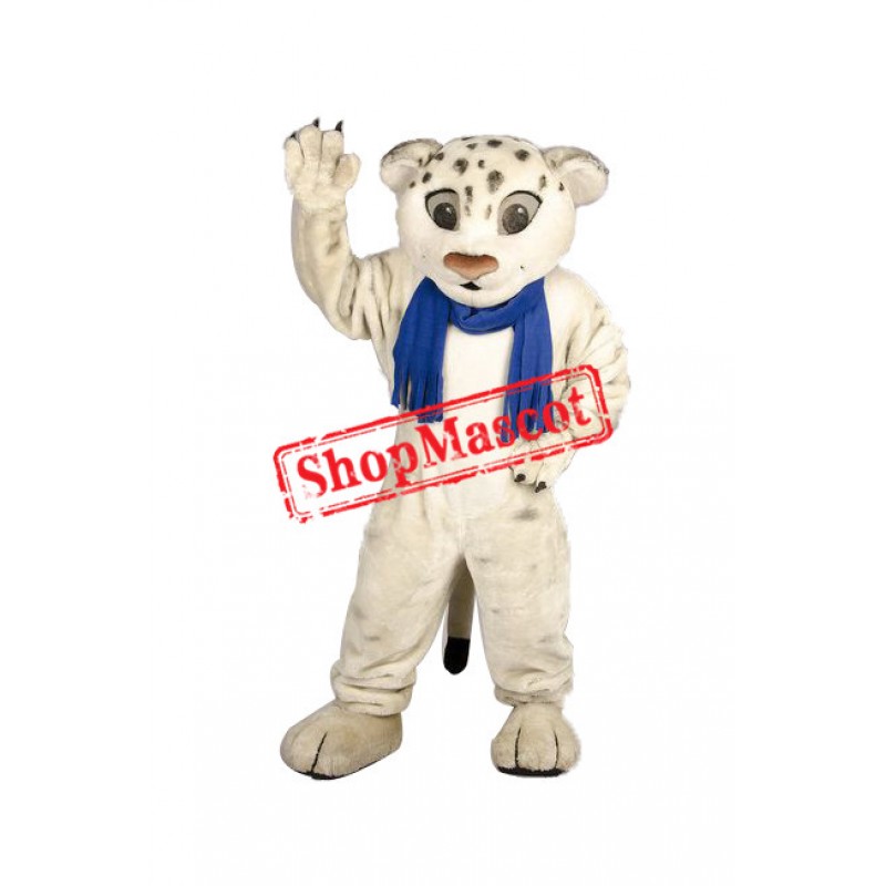 Lovely Snow Leopard Mascot Costume