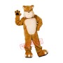 Fierce Brown Bulldog Mascot Costume