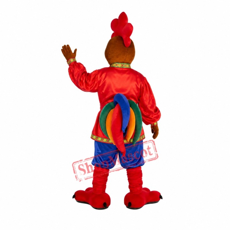 Superb Cock Mascot Costume Superb Cock Mascot Costume