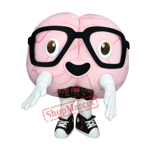 Superb Brain Mascot Costume Superb Brain Mascot Costume