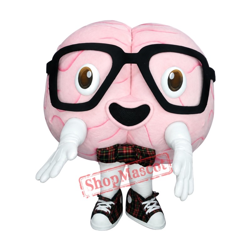 Superb Brain Mascot Costume Superb Brain Mascot Costume
