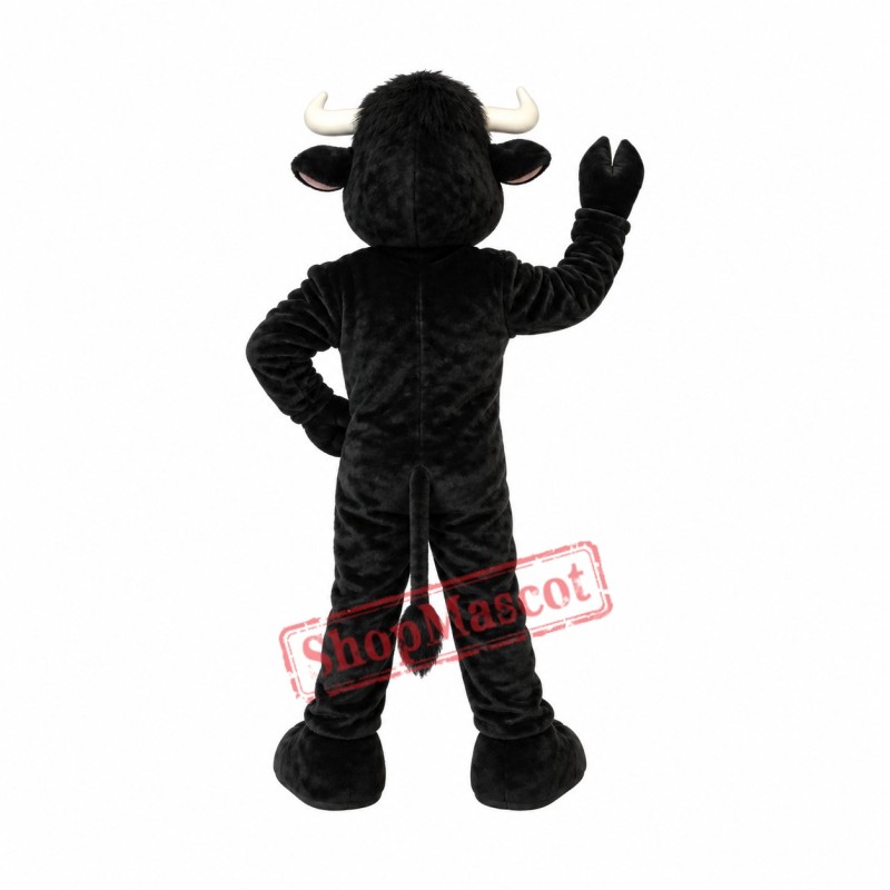 Black Bull Mascot Costume