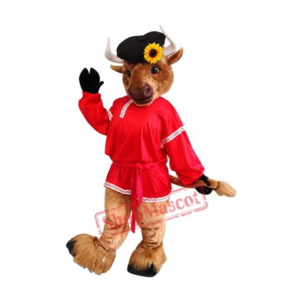 Superb Friendly Buffalo Mascot Costume