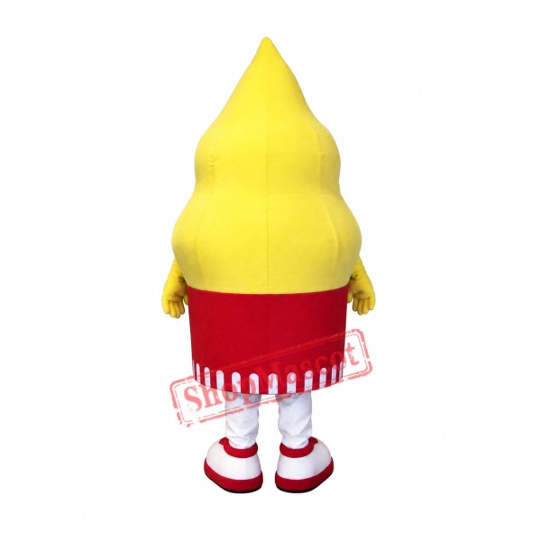 Superb Happy Ice Cream Mascot Costume Superb Happy Ice Cream Mascot Costume