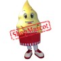 Superb Happy Ice Cream Mascot Costume