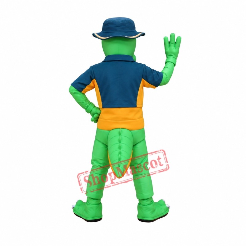 Superb Happy Crocodile Mascot Costume Superb Happy Crocodile Mascot Costume