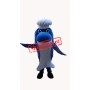 Affordable Chef Dolphin Mascot Costume
