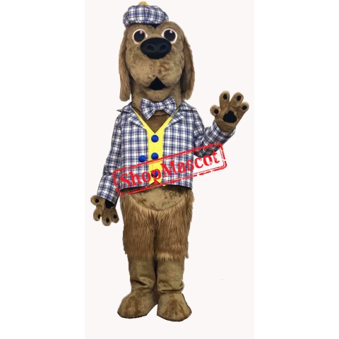 Superb Brown Dog Mascot Costume Superb Brown Dog Mascot Costume