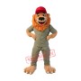 Superb Friendly Lion Mascot Costume
