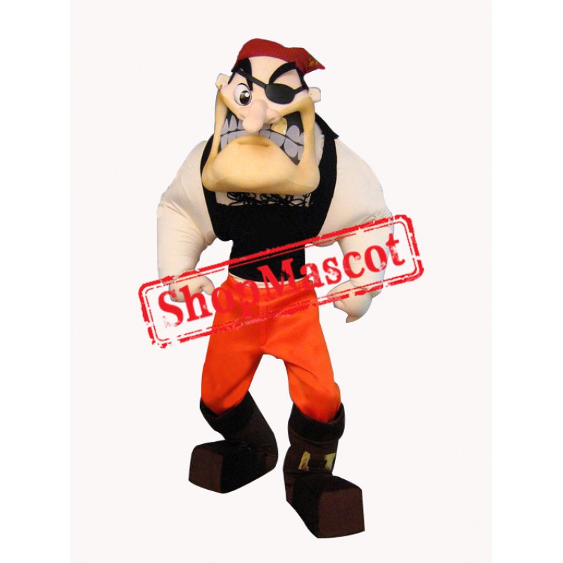 Superb Power Pirate Mascot Costume