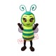 Superb Green Bee Mascot Costume Superb Green Bee Mascot Costume