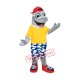 Superb College Dolphin Mascot Costume Superb College Dolphin Mascot Costume