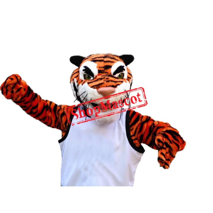 Superb Friendly Lightweight Tiger Mascot Costume