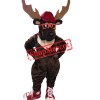 Superb Moose Mascot Costume
