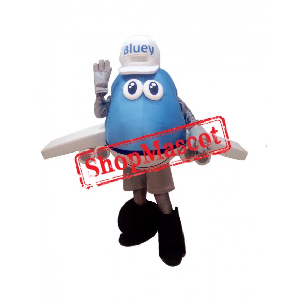 Superb Airplane Mascot Costume