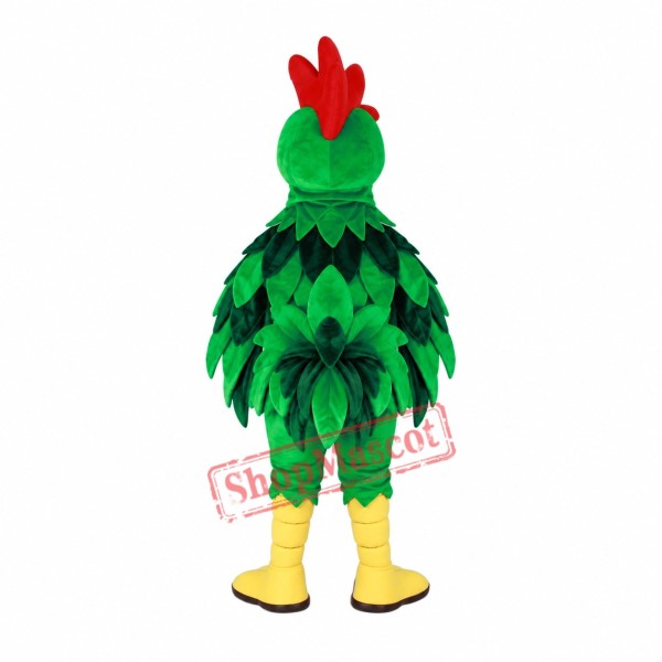 Green Chicken Mascot Costume Green Chicken Mascot Costume