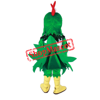 Green Chicken Mascot Costume