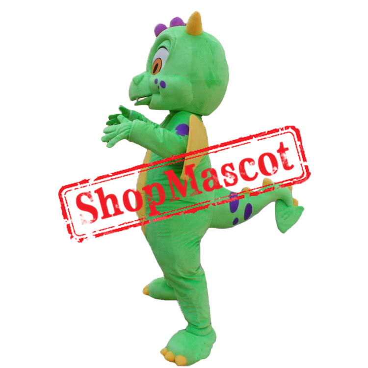 Affordable Green Dragon Mascot Costume