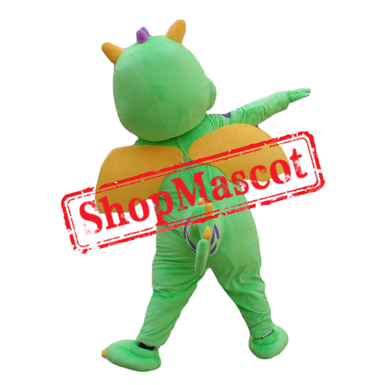 Affordable Green Dragon Mascot Costume